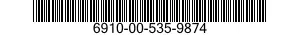 6910-00-535-9874  6910005359874 005359874