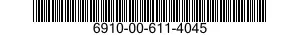 6910-00-611-4045  6910006114045 006114045