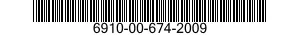 6910-00-674-2009  6910006742009 006742009