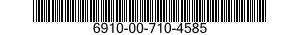 6910-00-710-4585  6910007104585 007104585