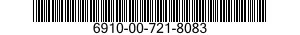 6910-00-721-8083  6910007218083 007218083