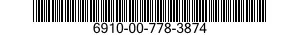 6910-00-778-3874  6910007783874 007783874