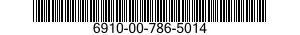 6910-00-786-5014  6910007865014 007865014