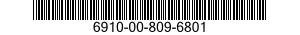 6910-00-809-6801 MOULAGE,WAR WOUND 6910008096801 008096801