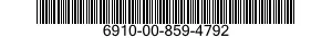6910-00-859-4792  6910008594792 008594792