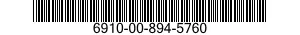 6910-00-894-5760  6910008945760 008945760