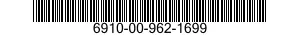 6910-00-962-1699  6910009621699 009621699