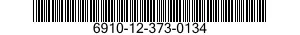 6910-12-373-0134 CHART 6910123730134 123730134