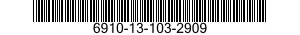 6910-13-103-2909  6910131032909 131032909