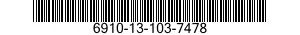 6910-13-103-7478 SECTIONED BOOSTER,A 6910131037478 131037478