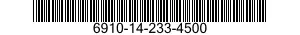 6910-14-233-4500 NUT,PLAIN,ROUND 6910142334500 142334500