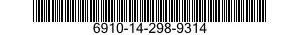 6910-14-298-9314  6910142989314 142989314