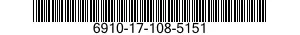 6910-17-108-5151 STUDY CARD 6910171085151 171085151