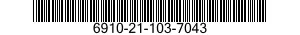 6910-21-103-7043  6910211037043 211037043