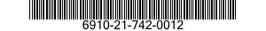 6910-21-742-0012  6910217420012 217420012