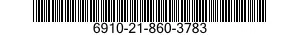 6910-21-860-3783  6910218603783 218603783