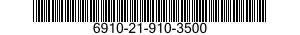 6910-21-910-3500  6910219103500 219103500