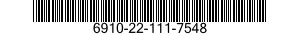 6910-22-111-7548 SAARATTRAPP,KNUSNIN 6910221117548 221117548