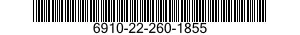 6910-22-260-1855  6910222601855 222601855