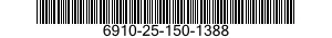 6910-25-150-1388 VENTILATION/COMPRES 6910251501388 251501388