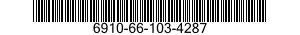6910-66-103-4287 FILM,PHOTOGRAPHIC,PROCESSED 6910661034287 661034287