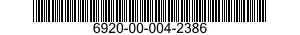 6920-00-004-2386  6920000042386 000042386