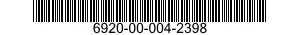 6920-00-004-2398  6920000042398 000042398