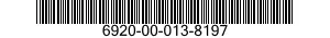 6920-00-013-8197  6920000138197 000138197