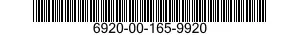6920-00-165-9920  6920001659920 001659920