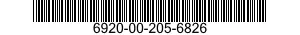 6920-00-205-6826  6920002056826 002056826