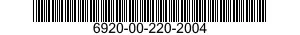 6920-00-220-2004  6920002202004 002202004