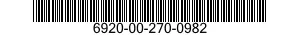 6920-00-270-0982  6920002700982 002700982