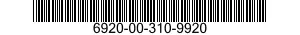 6920-00-310-9920  6920003109920 003109920