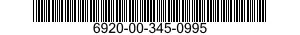 6920-00-345-0995  6920003450995 003450995