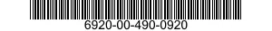6920-00-490-0920  6920004900920 004900920