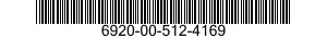 6920-00-512-4169  6920005124169 005124169