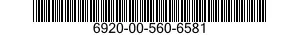 6920-00-560-6581  6920005606581 005606581