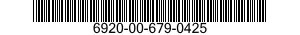 6920-00-679-0425  6920006790425 006790425