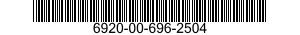 6920-00-696-2504  6920006962504 006962504