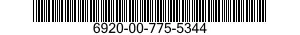 6920-00-775-5344  6920007755344 007755344