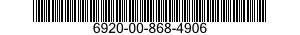6920-00-868-4906  6920008684906 008684906