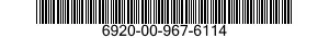 6920-00-967-6114  6920009676114 009676114