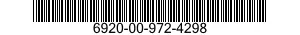 6920-00-972-4298  6920009724298 009724298