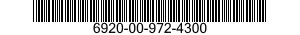 6920-00-972-4300  6920009724300 009724300