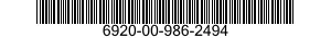 6920-00-986-2494  6920009862494 009862494