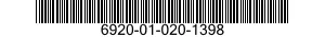 6920-01-020-1398  6920010201398 010201398