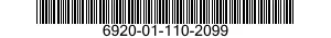 6920-01-110-2099  6920011102099 011102099