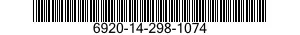6920-14-298-1074  6920142981074 142981074
