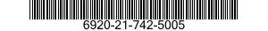 6920-21-742-5005  6920217425005 217425005