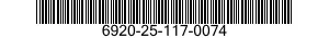 6920-25-117-0074 OVERLEGGSINDIKATOR 6920251170074 251170074